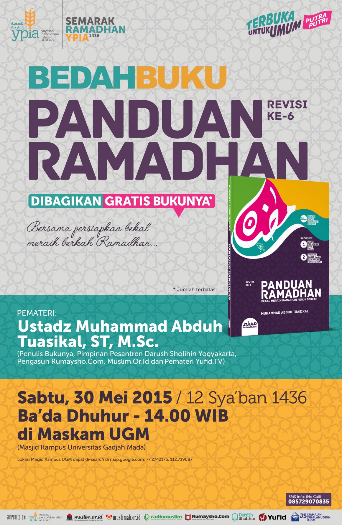 Kajian Bedah Buku Panduan Ramadhan (Yogyakarta, 30 Mei 2015) - Yayasan ...